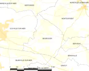 Poziția localității Boisroger