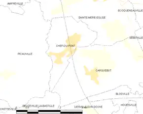 Poziția localității Chef-du-Pont