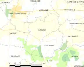 Poziția localității Clitourps