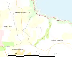 Poziția localității Éculleville