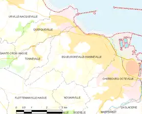 Poziția localității Équeurdreville-Hainneville