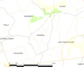 Poziția localității Grimesnil