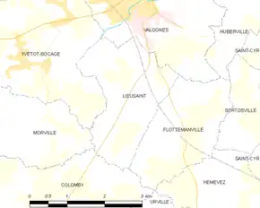 Poziția localității Lieusaint
