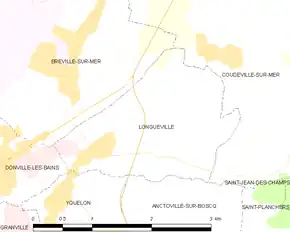 Poziția localității Longueville