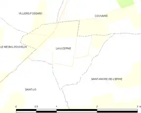 Poziția localității La Luzerne