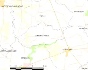 Poziția localității Le Mesnil-Aubert