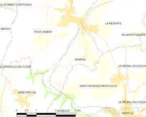 Poziția localității Rampan