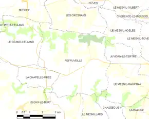 Poziția localității Reffuveille