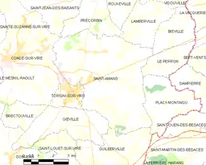 Poziția localității Saint-Amand