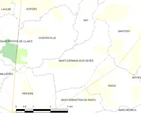 Poziția localității Saint-Germain-sur-Sèves
