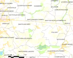 Poziția localității Saint-Jean-des-Champs