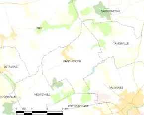 Poziția localității Saint-Joseph