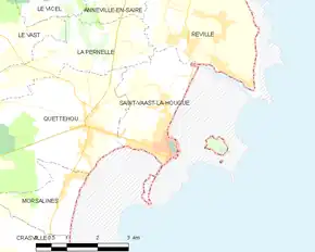 Poziția localității Saint-Vaast-la-Hougue