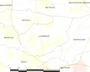 Poziția localității La Vendelée