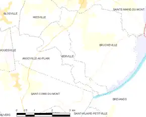 Poziția localității Vierville