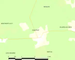 Poziția localității Chaltrait