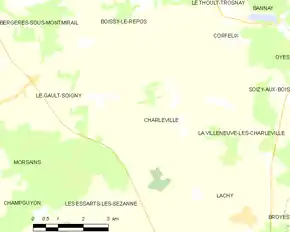 Poziția localității Charleville