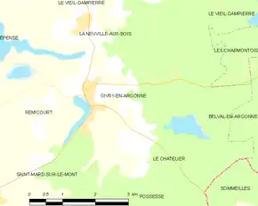 Poziția localității Givry-en-Argonne