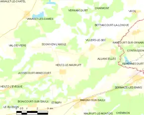 Poziția localității Heiltz-le-Maurupt