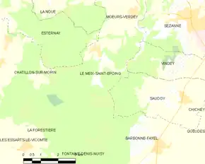 Poziția localității Le Meix-Saint-Epoing