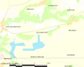 Poziția localității Plichancourt