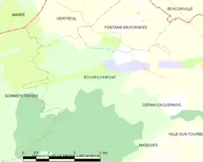 Poziția localității Rouvroy-Ripont