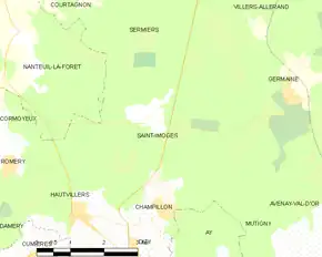 Poziția localității Saint-Imoges