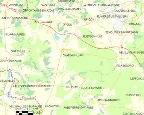 Poziția localității Châteauvillain