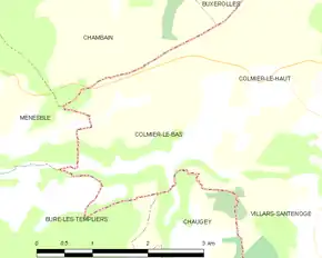Poziția localității Colmier-le-Bas