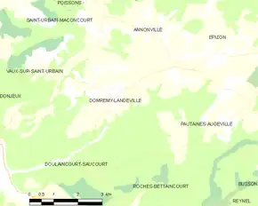 Poziția localității Domremy-Landéville