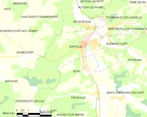 Poziția localității Joinville