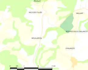 Poziția localității Mouilleron