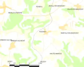 Poziția localității Plesnoy