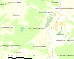 Poziția localității Rouvroy-sur-Marne