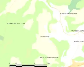 Poziția localității Signéville