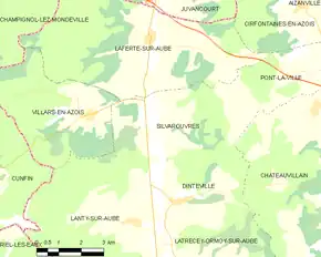 Poziția localității Silvarouvres