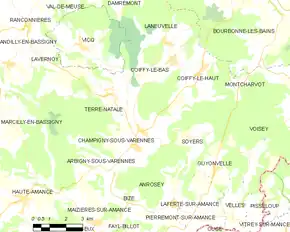 Poziția localității Terre-Natale