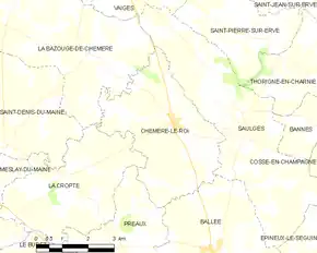 Poziția localității Chémeré-le-Roi