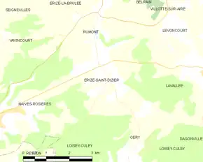 Poziția localității Érize-Saint-Dizier