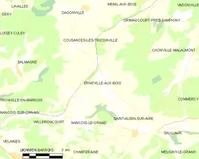 Poziția localității Erneville-aux-Bois