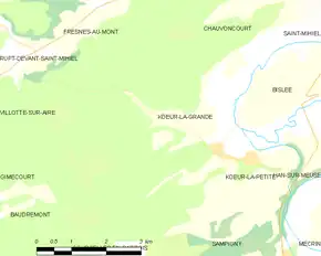 Poziția localității Kœur-la-Grande