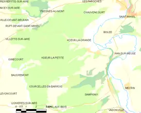 Poziția localității Kœur-la-Petite