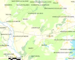 Poziția localității Lamorville