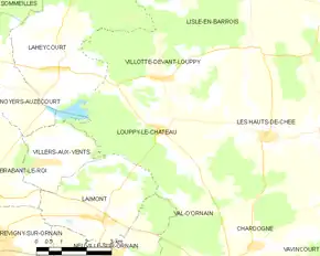 Poziția localității Louppy-le-Château