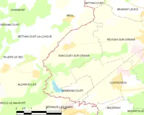 Poziția localității Rancourt-sur-Ornain