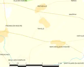 Poziția localității Riaville