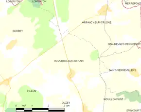 Poziția localității Rouvrois-sur-Othain