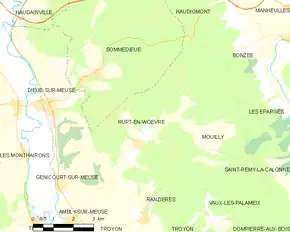 Poziția localității Rupt-en-Woëvre
