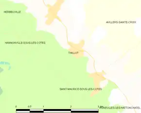 Poziția localității Thillot