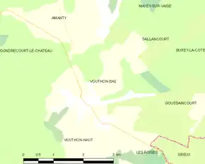 Poziția localității Vouthon-Bas